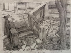 Bak'a courtyard
pencil